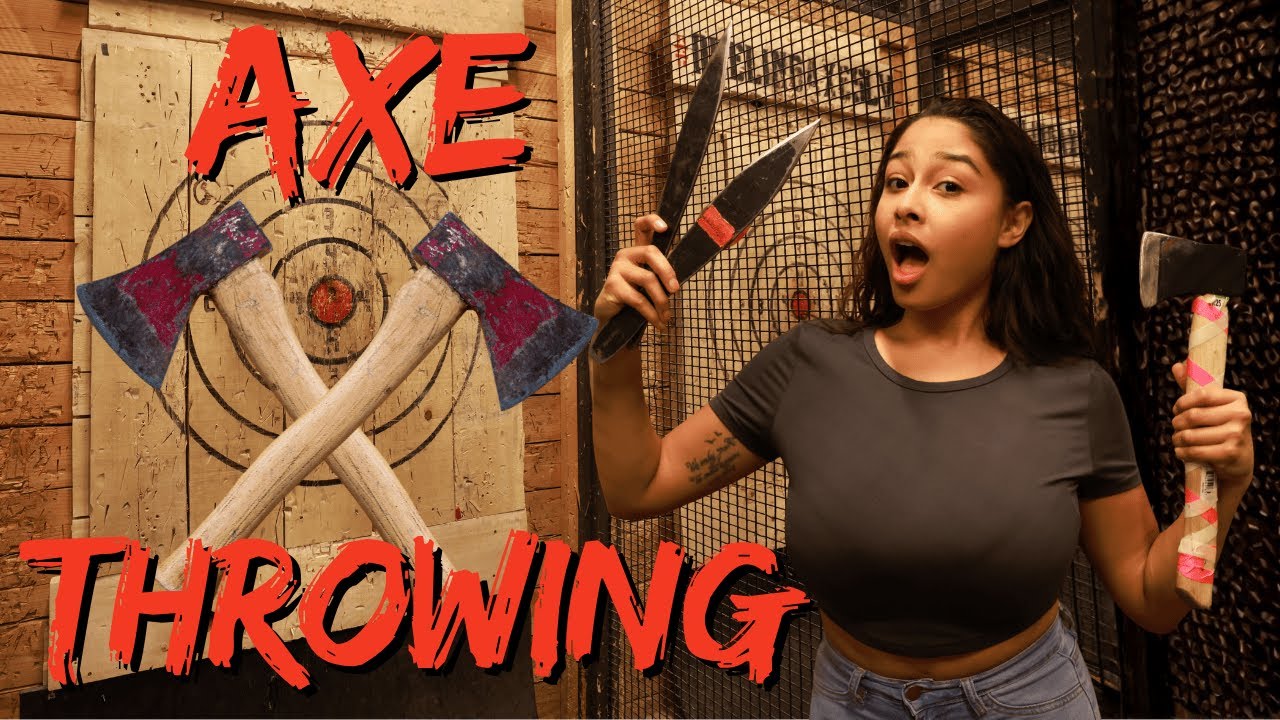 First Time Axe Throwing in Vegas 🎯🔥