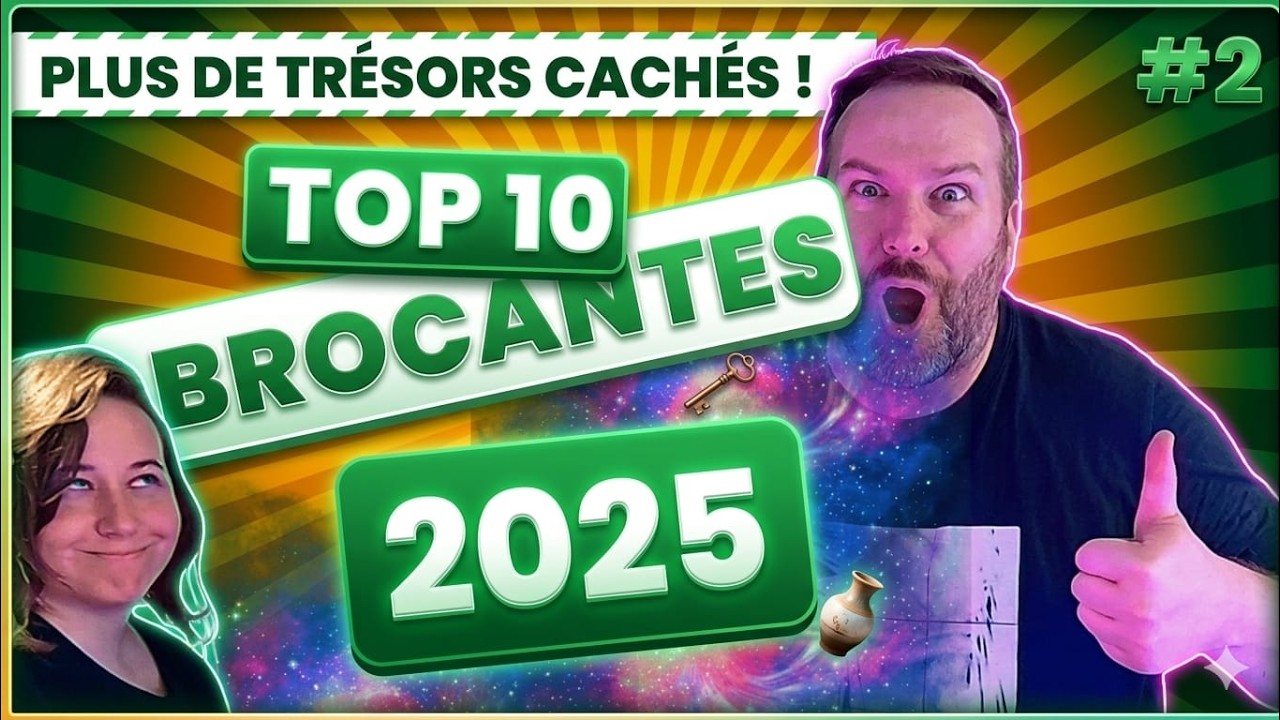 TOP 10 des achats de BROCANTES 2025 partie 2