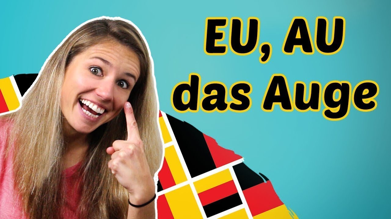 GERMAN PRONUNCIATION 7: How to pronounce EI, IE, AU, EU (Diphthongs)