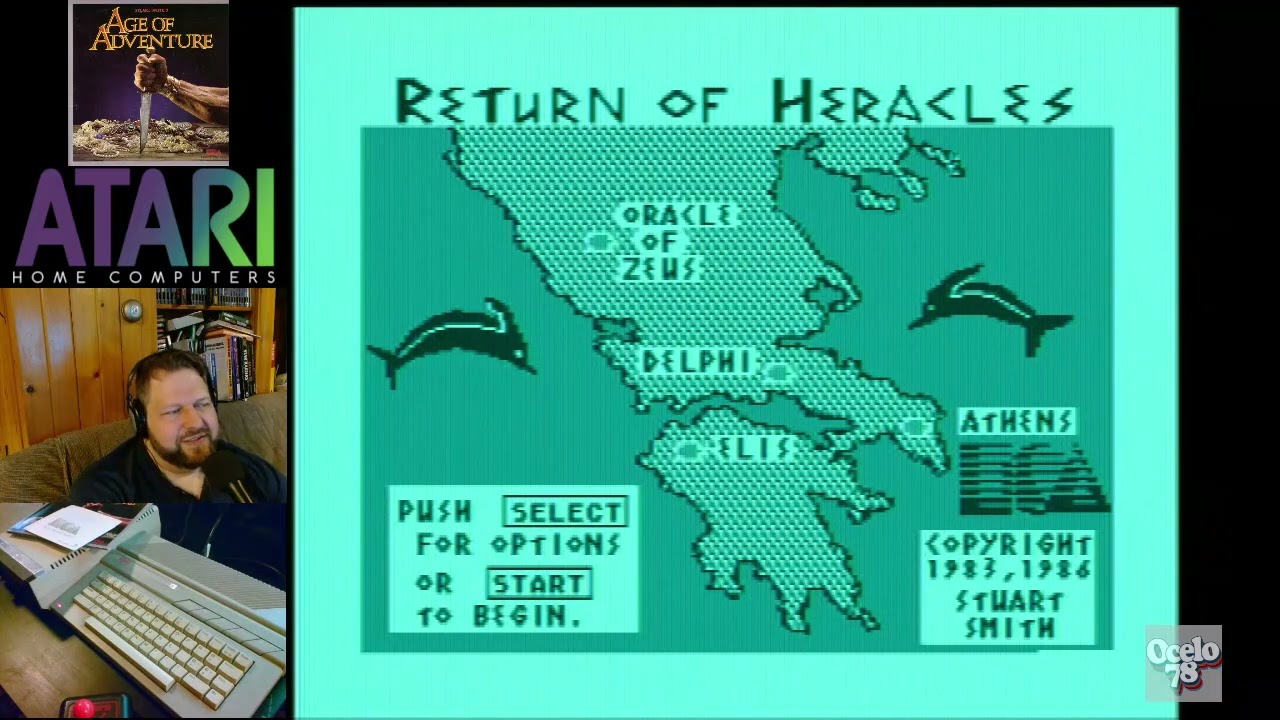 Return of Heracles - Atari 8-bit home computers - Part 1 - introduction