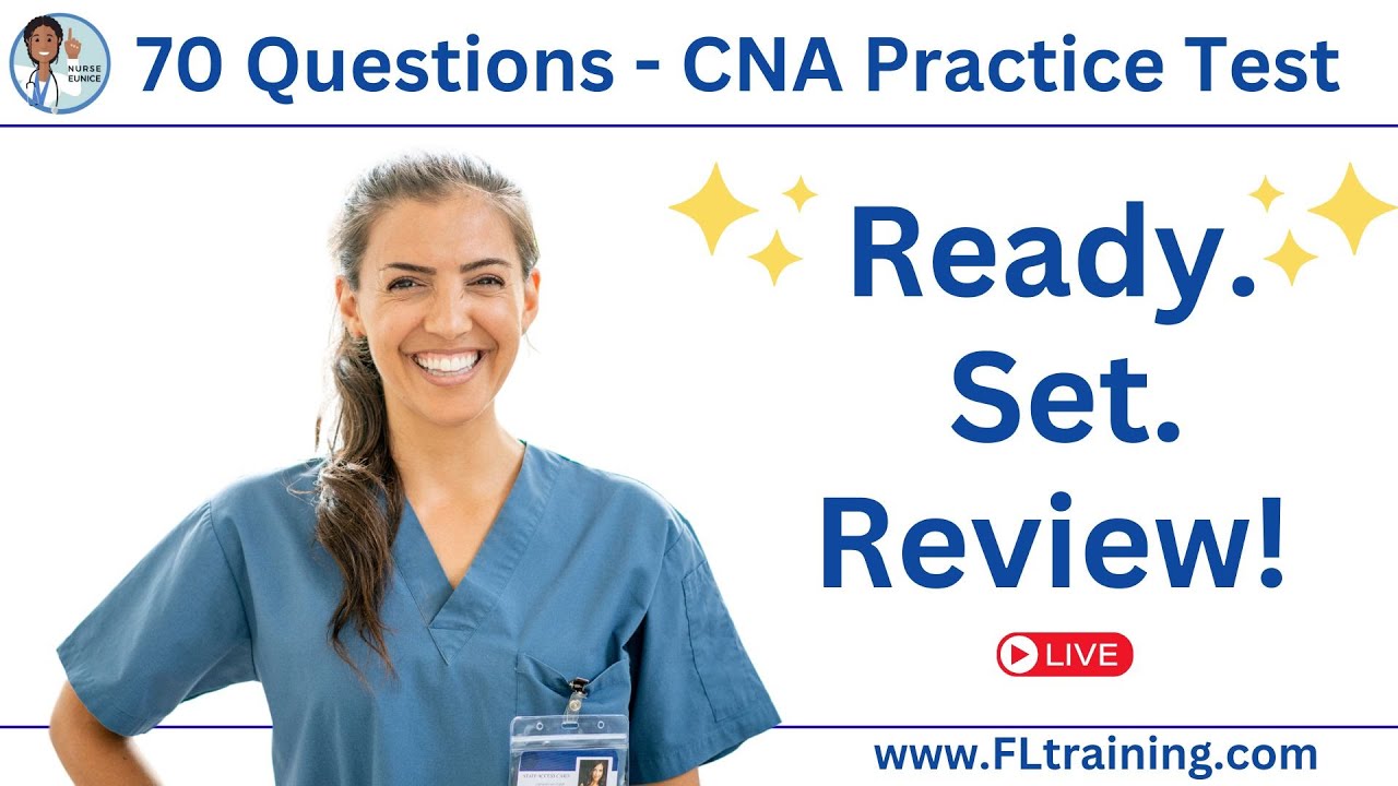 🩺 70 CNA Practice Questions - Ready. Set. Review! 📚✅