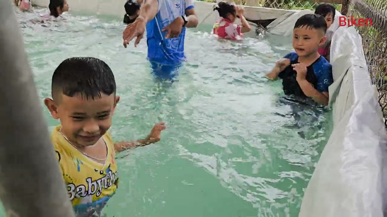Buổi tập bơi 🏊🏊🏊 thứ 6 hôm nay loi nhoi