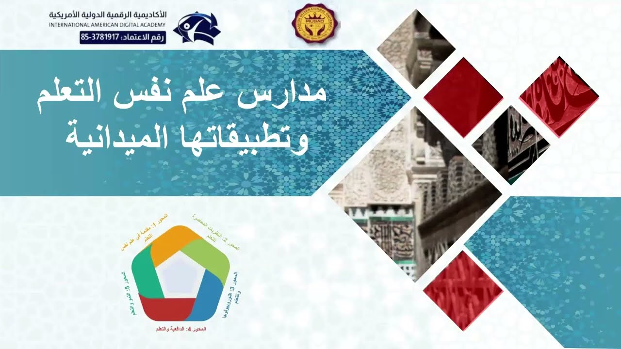 مجزوءة مدخل إلى علم النفس تيارات وميادين l المحاضرة الـأولى l تأطير د. جواد أحصاد