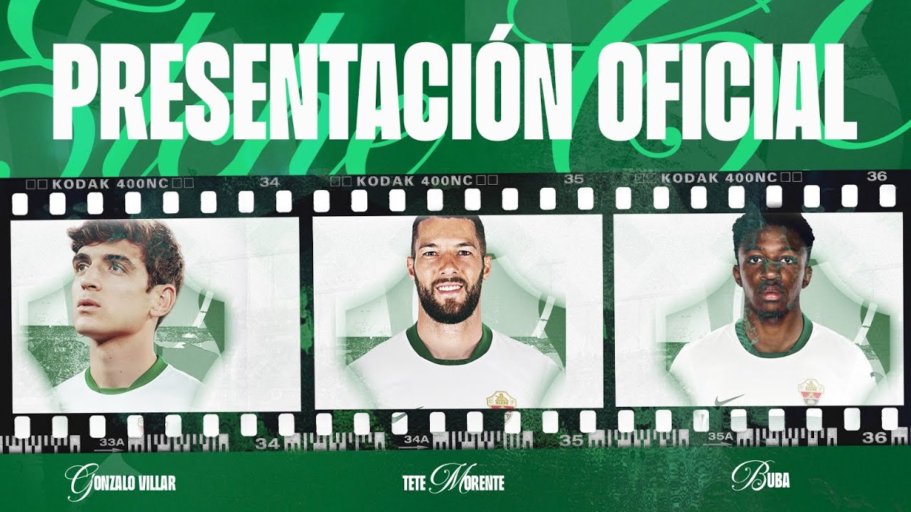 Presentación oficial de las nuevas incorporaciones del Elche CF