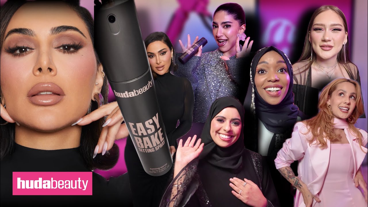 HUDABEAUTY SETTING SPRAY EVENT |  إيفنت هدى بيوتي 🩷 قابلت مشاهير بالصدفة