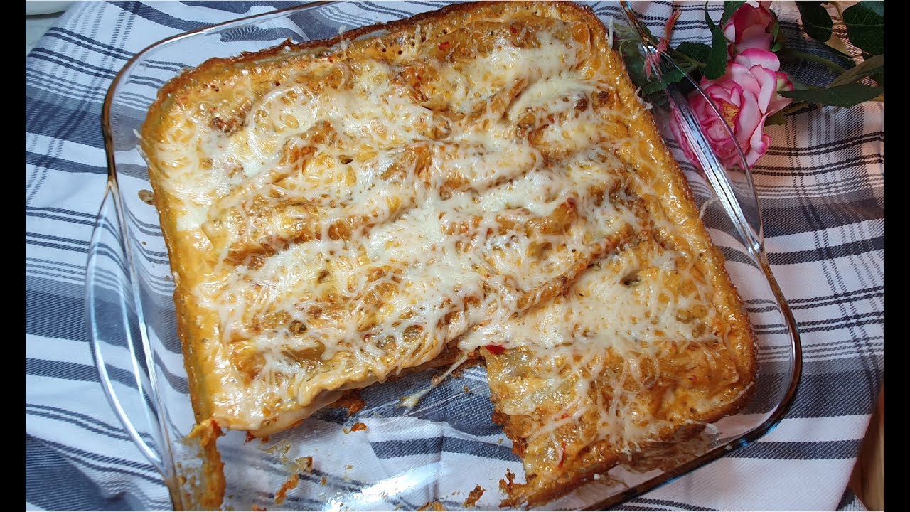Cannellonis à la sauce bolognaise | 4K | #pâte #pasta #cannelloni #recipe #recette #viandehachée