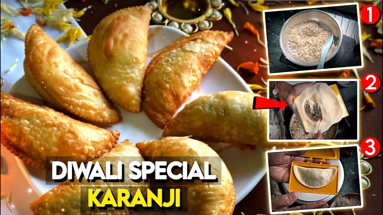 ह्या 3 सोप्या पद्धतीने बनवा खुसखुशीत दिवाळी करंजी | Crispy & Delicious Diwali Karanji Recipe at Home
