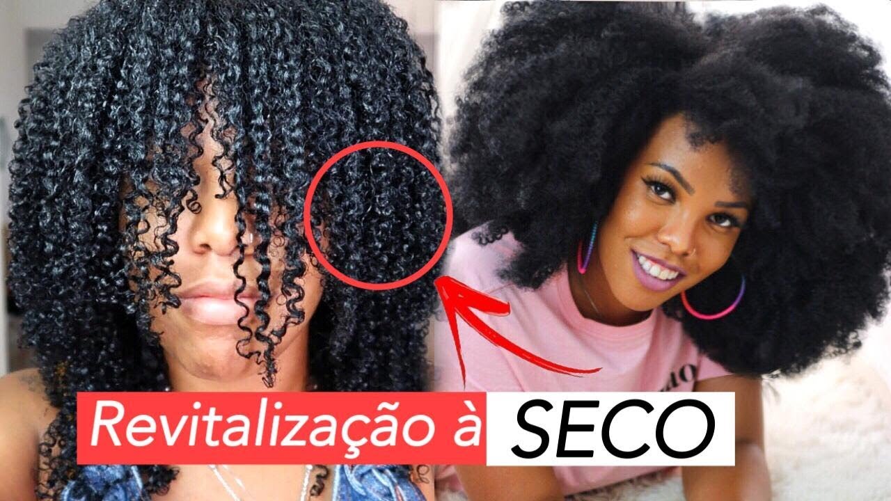 Revitalizando o Cabelo à Seco (  Muita Definição RÁPIDO E FÁCIL ) por Luany Cristina