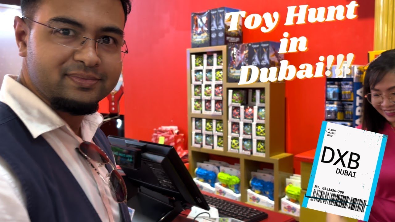 Discovering Dubai - Exploring toy stores in Dubai | Annual Vacation 2024 #dubai #actionfigures