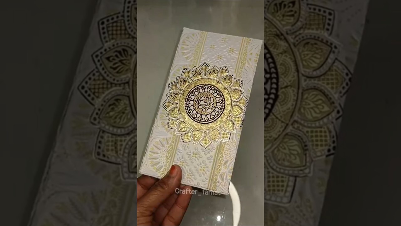 Diy Envelope wedding card reuse  | how to make envelope #wedding