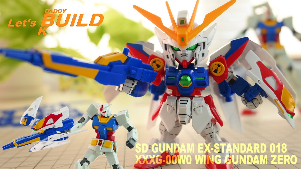 SD Wing Gundam Zero XXXG-00W0, SD EX-STANDARD (SDEX) No.018, Mobile Suit Gundam Wing | ASMR Build