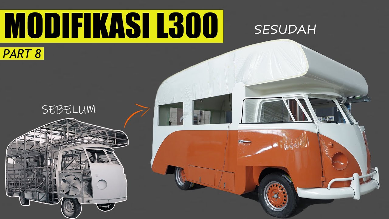 UPDATE L300 Modifikasi menjadi SNAIL CAMPER /  PART 8 !!!