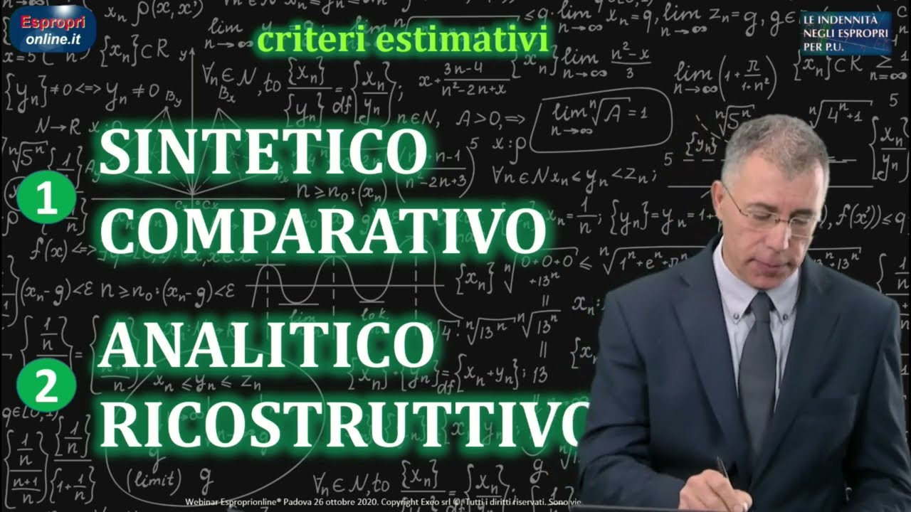 Le indennità nell'esproprio: METODI DI STIMA, SOGGETTI, OGGETTO - Trailer