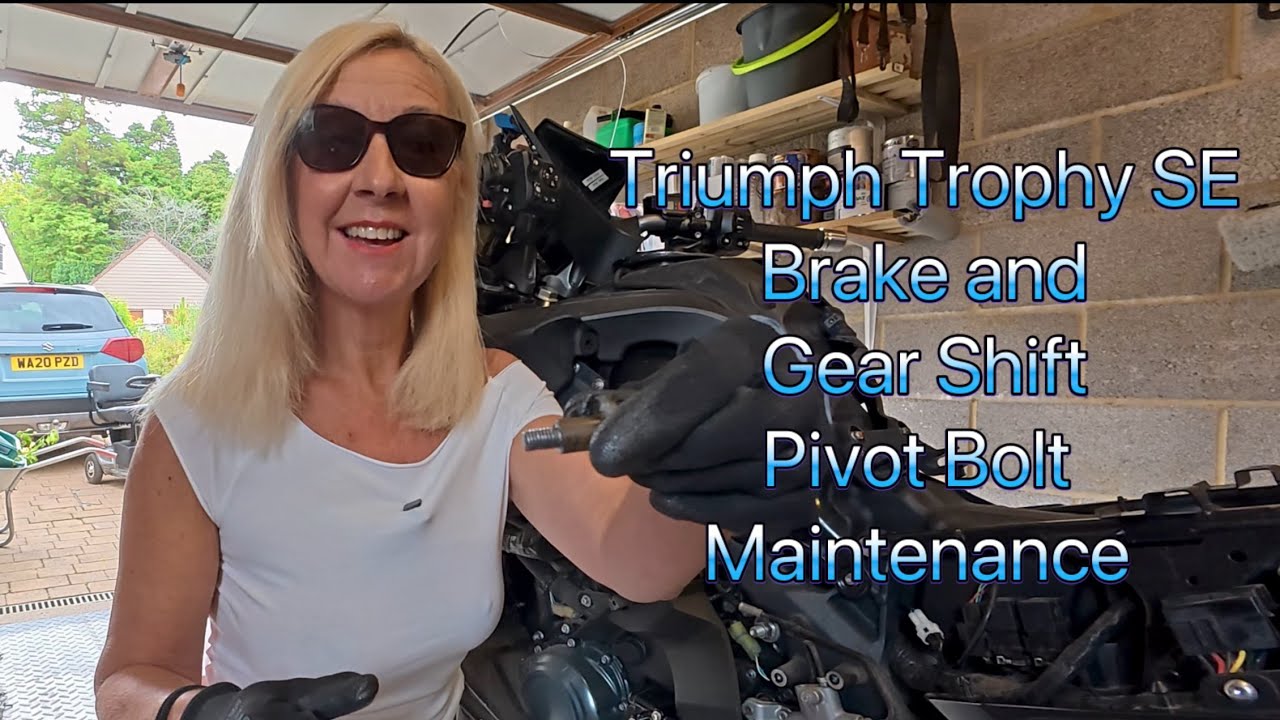 Triumph Trophy SE Gear and Rear Brake Pivot Shaft Bolt Maintenance