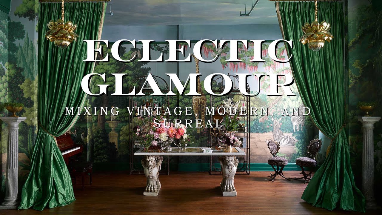 Eclectic Interiors | Mixing Glamour, Vintage, and Modern Interiors | Interior Design