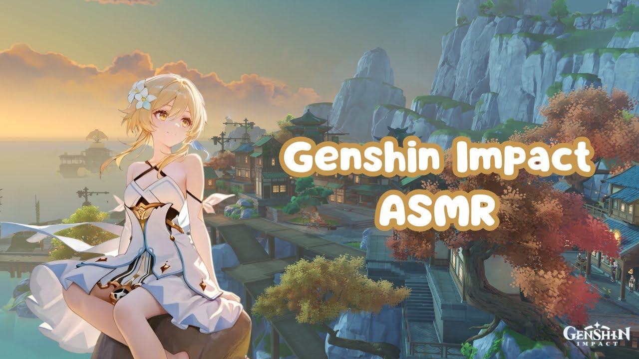 ASMR Впервые в Ли Юэ! исследование мира + тихий шепот | Genshin Impact