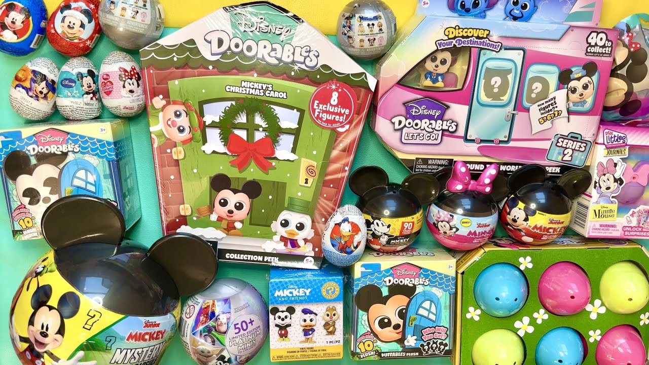 ASMR Awesome Mickey Mouse oddly satisfying Unboxing toys Collection