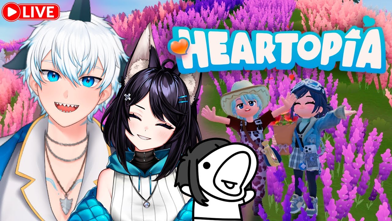 VTUBERS E SUAS FAZENDINHAS  !! Heartopia