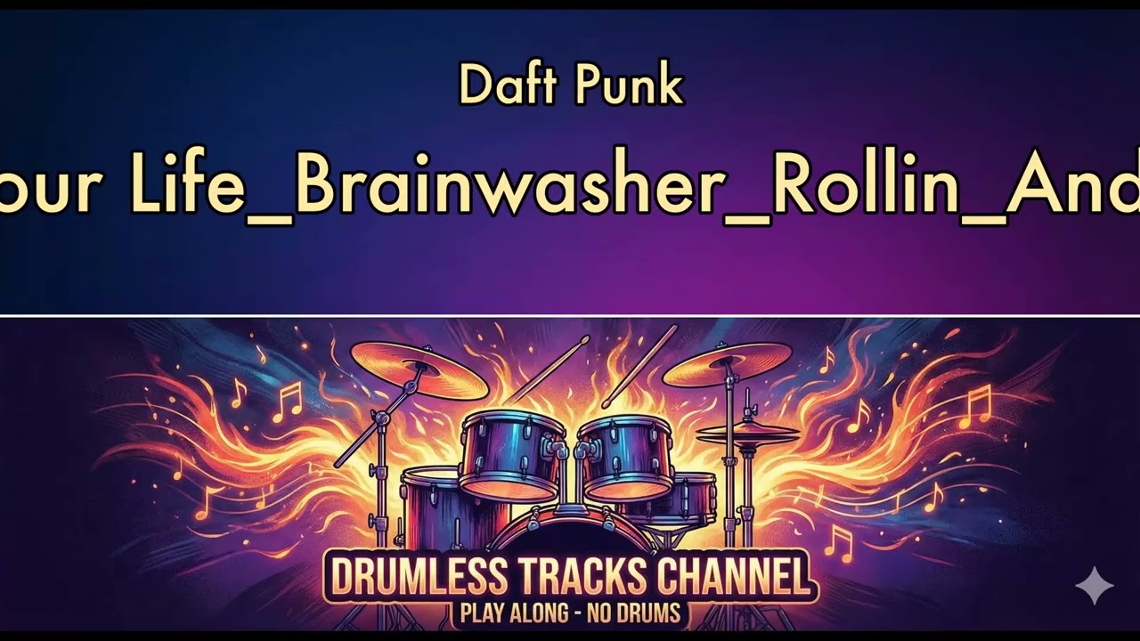 Daft Punk - Prime Time Of Your Life_Brainwasher_Rollin_And Scratchin_Alive - Drumless