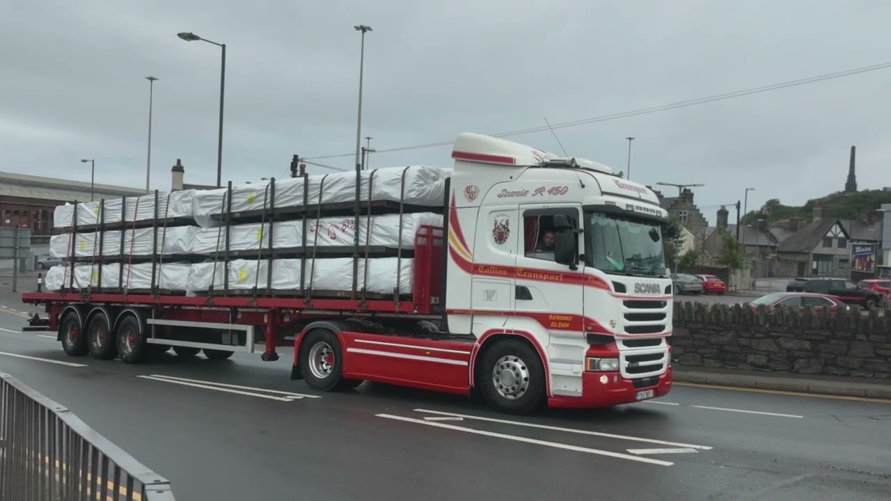 Irish Lorries and Others Holyhead Ferry Terminall