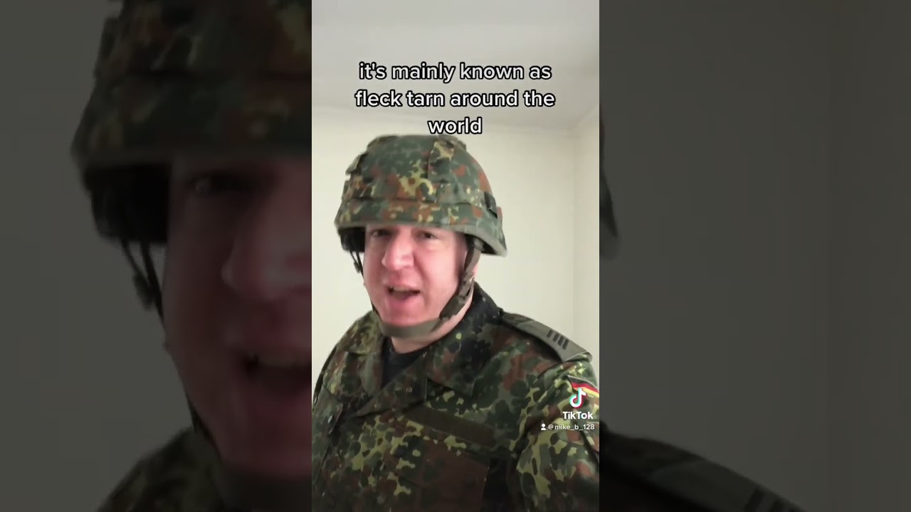 Niemiecki Flecktarn Leśny w Jedną Minutę #armia #historia #wojsko #kamuflaż #niemcy #flecktarn