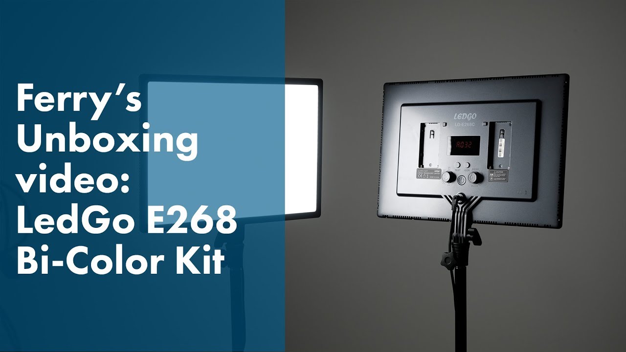 Ferry's Unboxing video: LedGo  E268 Bi Color Kit
