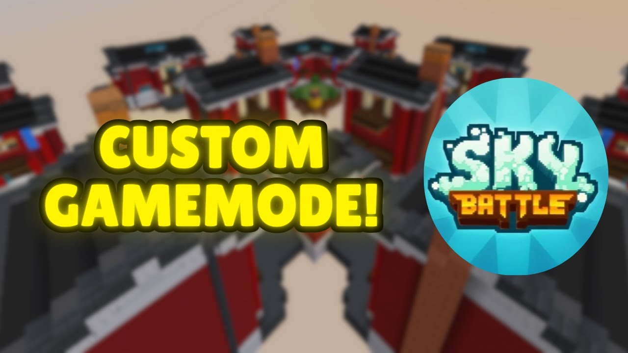 Мы создали Skybattle в Bloxd.io! || Пользовательский игровой режим