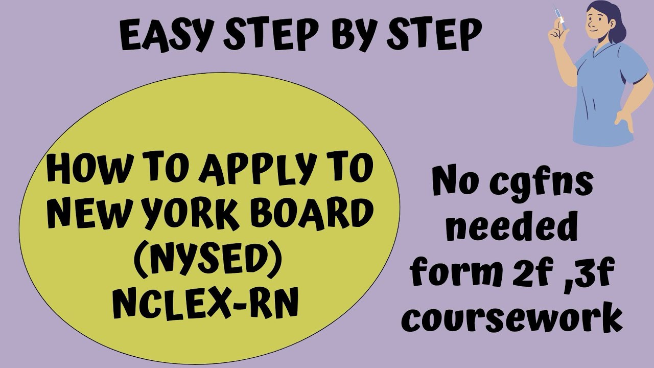 How To Apply NYSED || New York Nursing Board Main Apply Kaise kare 🇺🇸👩‍⚕️