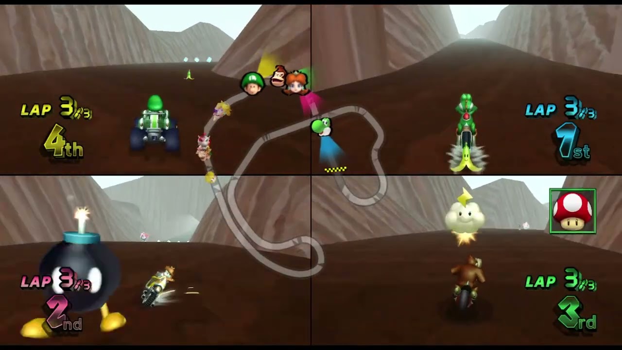 Mario Kart Wii Custom Tracks ✦ 4 Players 