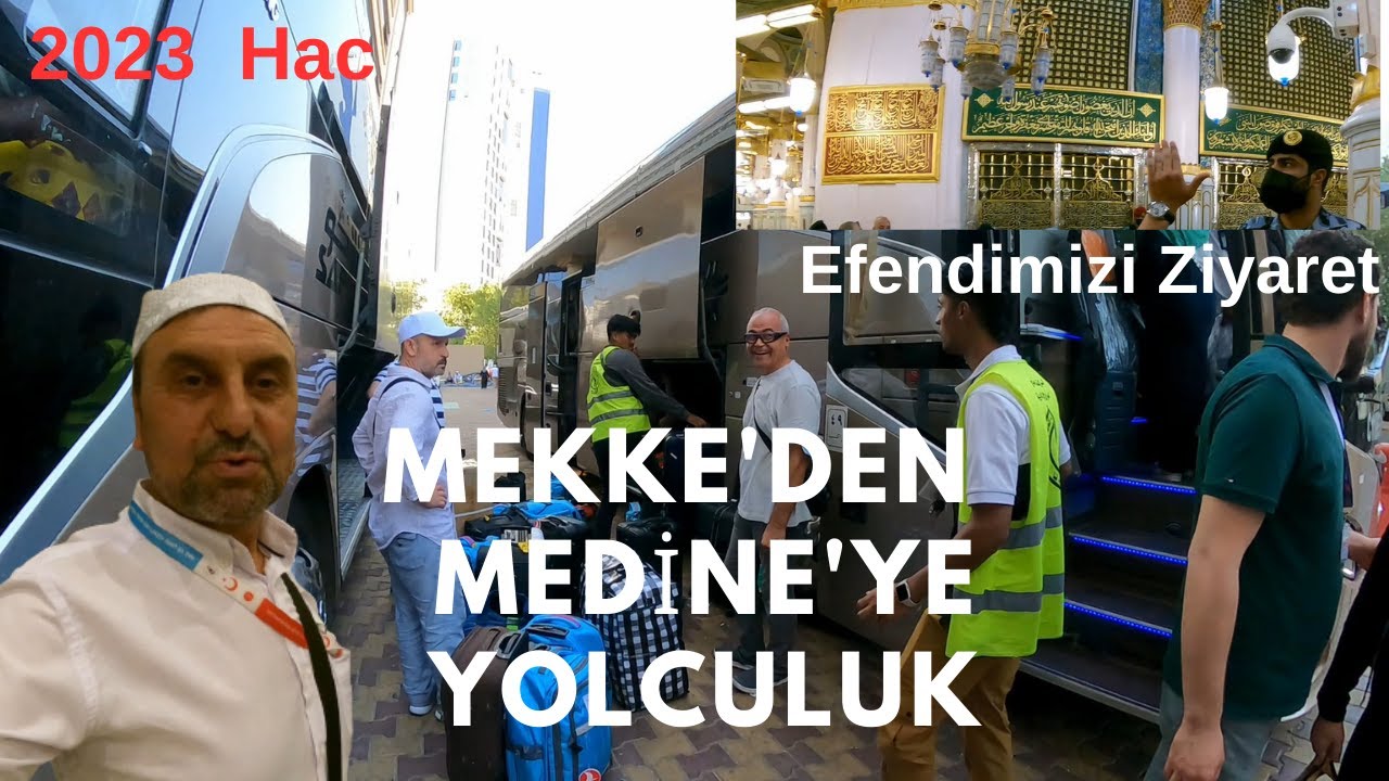 Mekke'den Medine'ye Yolculuk - 2023 Hac. Efendimzi Ziyaret. رحلة من مكة إلى المدينة المنورة