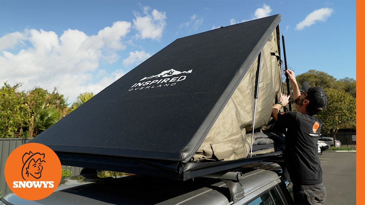 Inspired Overland Standard & XL Lightweight Rooftop Tent - How to setup & pack away