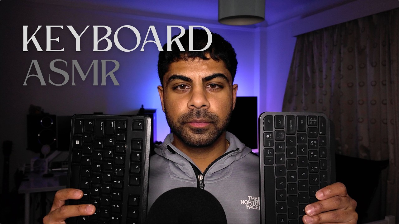 ASMR Keyboard Scratching & Typing