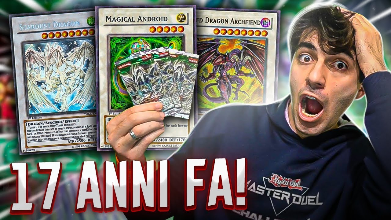 Apro dei pacchetti VINTAGE di Yu-Gi-Oh! 