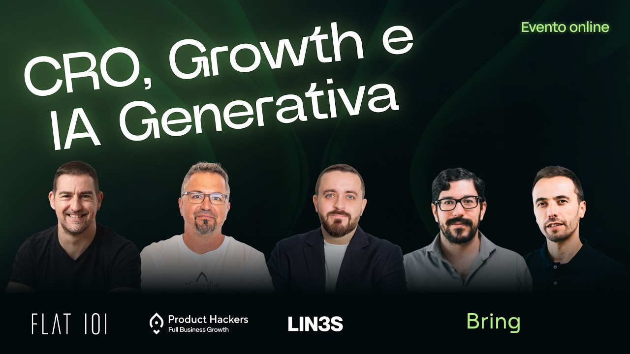 El CRO del Futuro: IA generativa, CRO y Growth. Flat 101, Product Hackers, Lin3s y Bring Connections