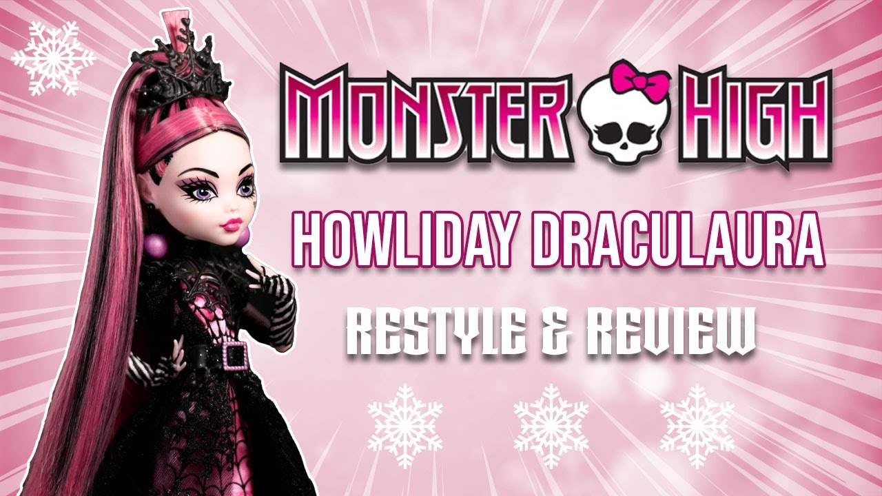 Ripping Out Her Bangs! Monster High | Howliday Draculaura | Restyle & Review