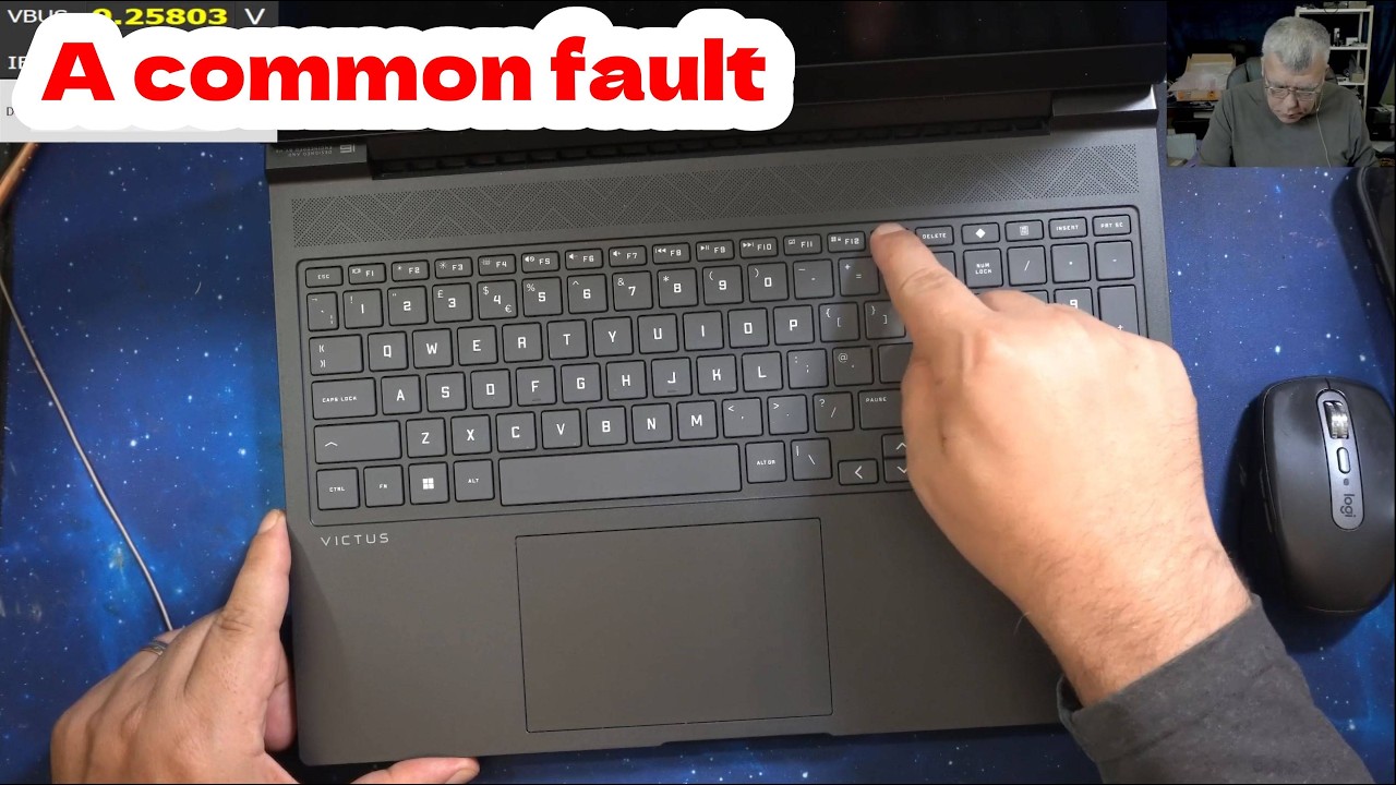 Laptop gamingowy Victus 16 &ndash; Nie włącza się lub miga ekran, ta sama usterka, czujnik Halla klapy