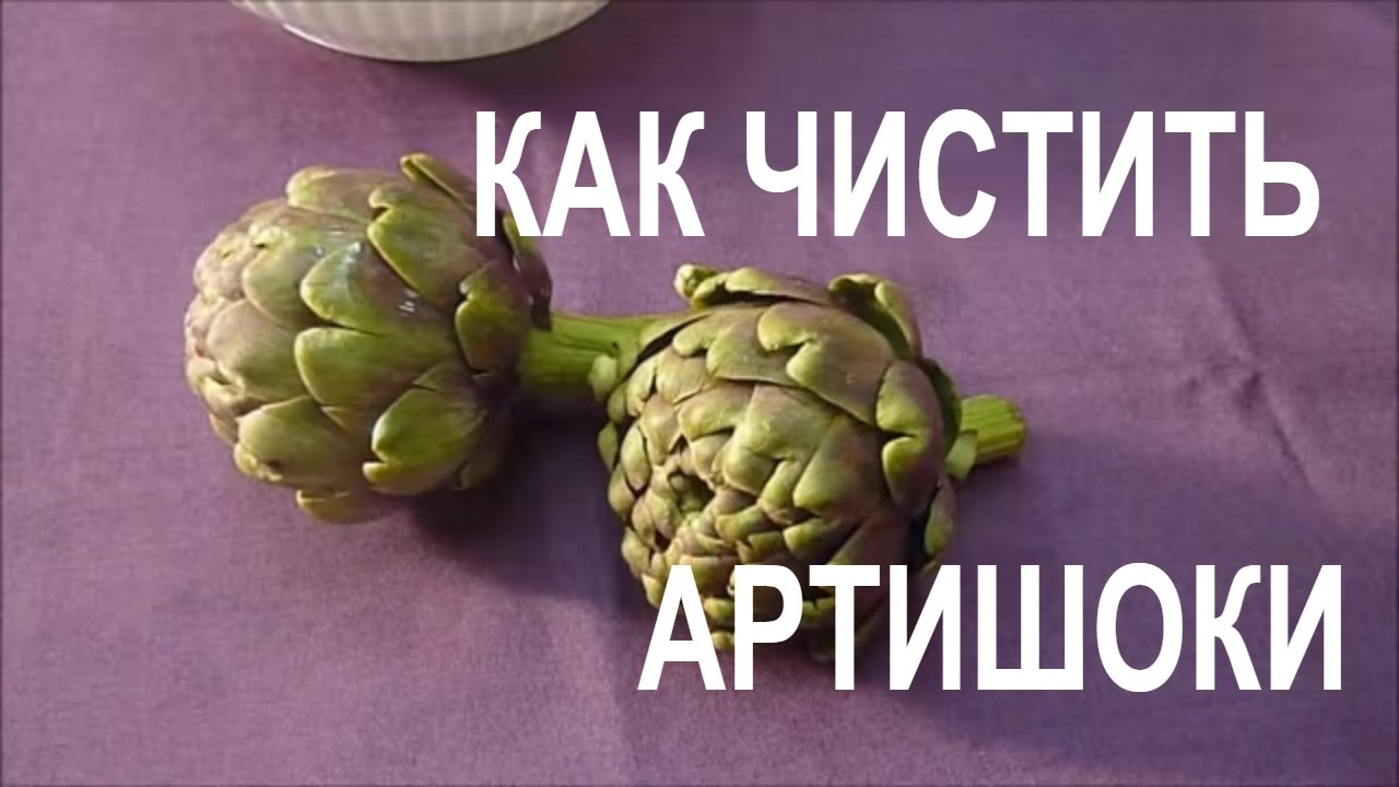 АРТИШОКИ Как Почистить Артишоки Come Pulire i Carciofi