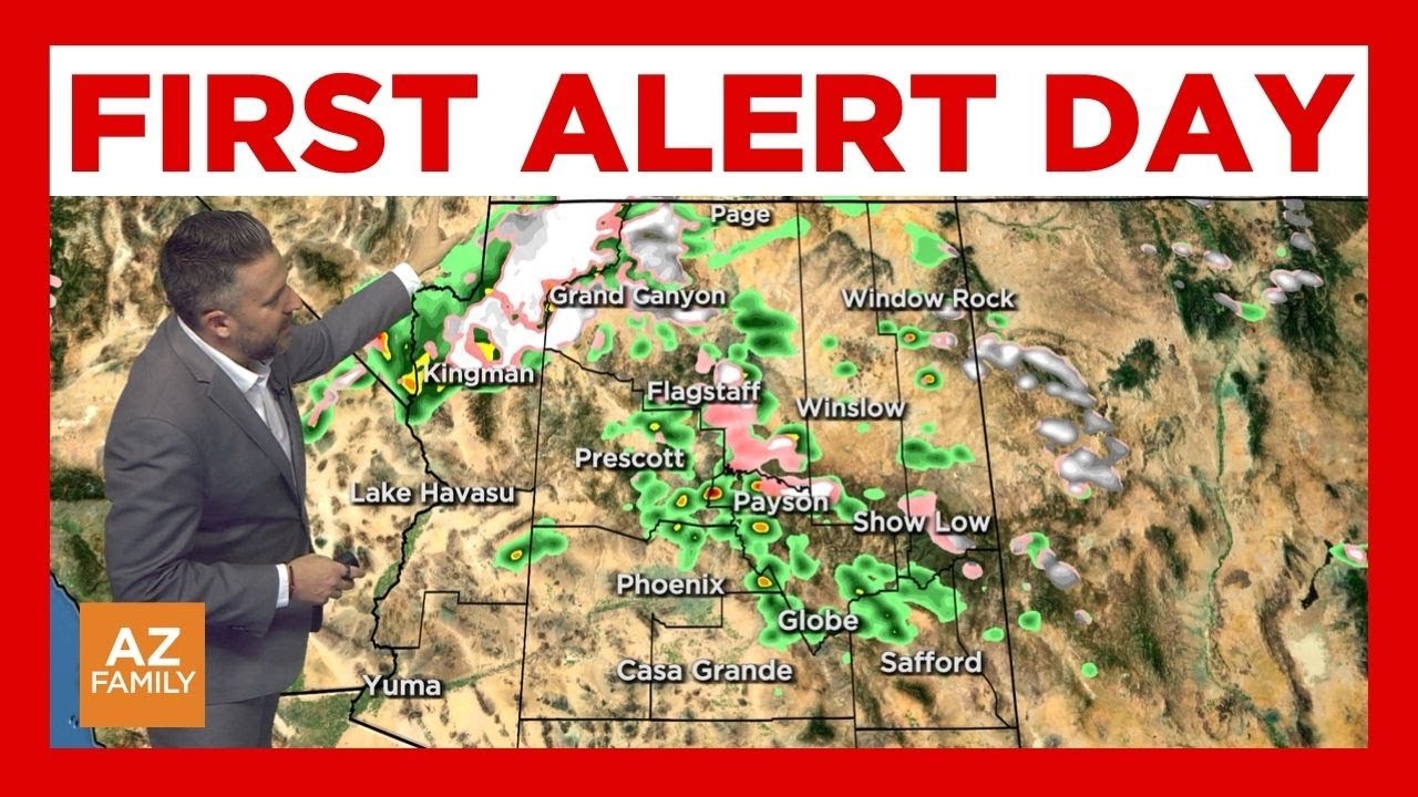 Rain and snow hit Arizona to start First Alert Weather Day