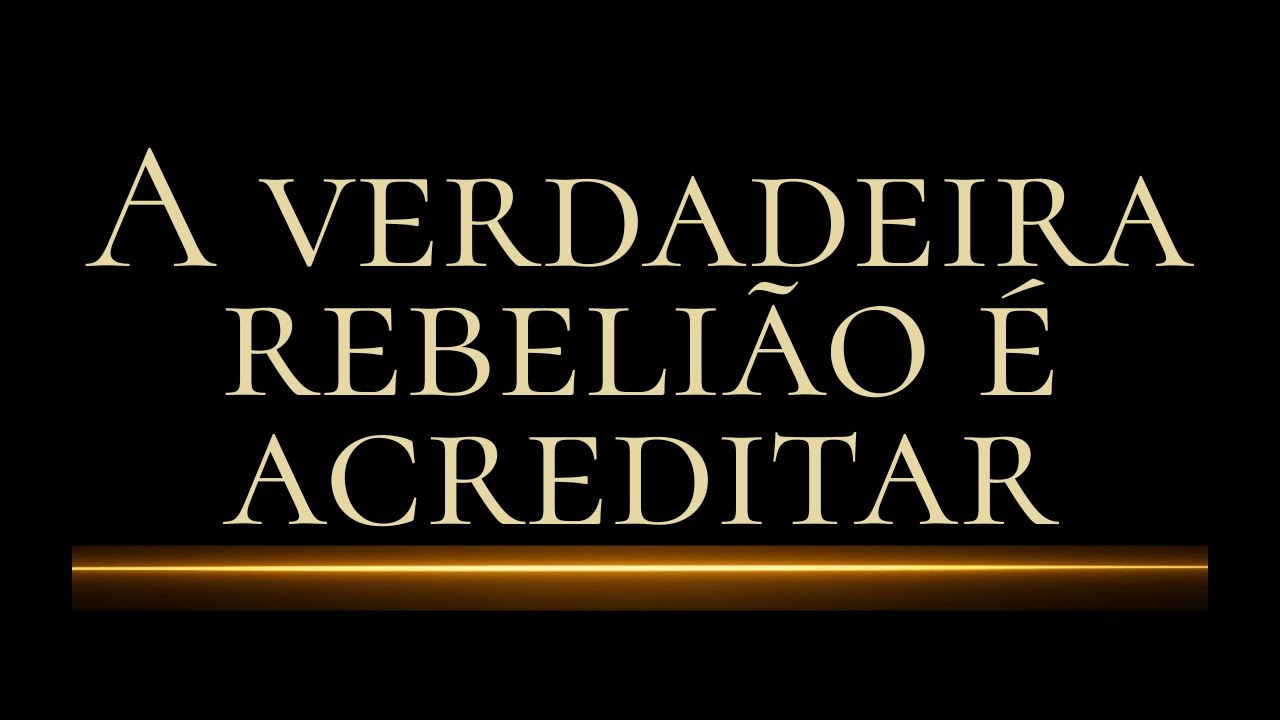 Ser cristão hoje é um ato de rebelião | Contra o conformismo do mundo moderno