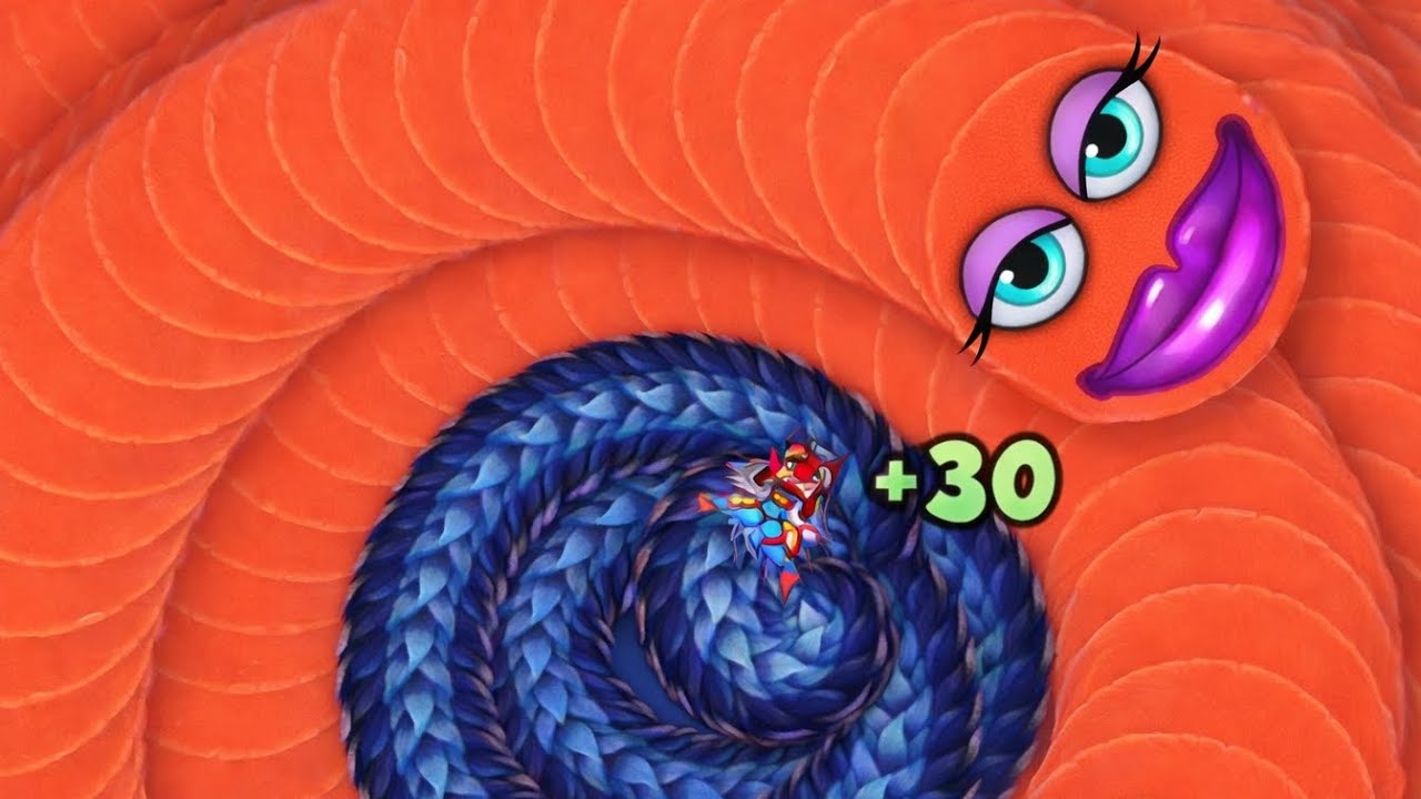 🐍 WORMS ZONE.IO Hungry snake in top gameplay 69 worms zone best gameplay!