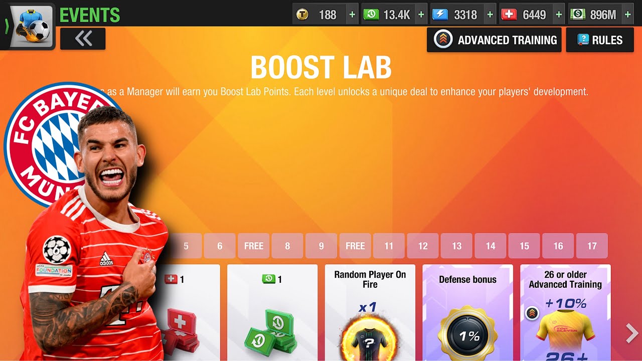 Top Eleven 2024 - BOOST LAB [UNLOCKED] | New Event 😍