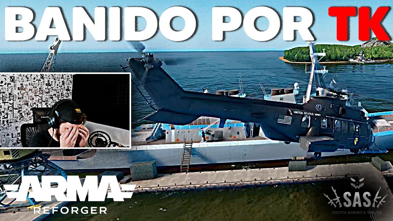 FUI EXPULSO DE UM SERVIDOR - EU NUNCA DEI TANTO TK NA MINHA VIDA! (ARMA REFORGER)