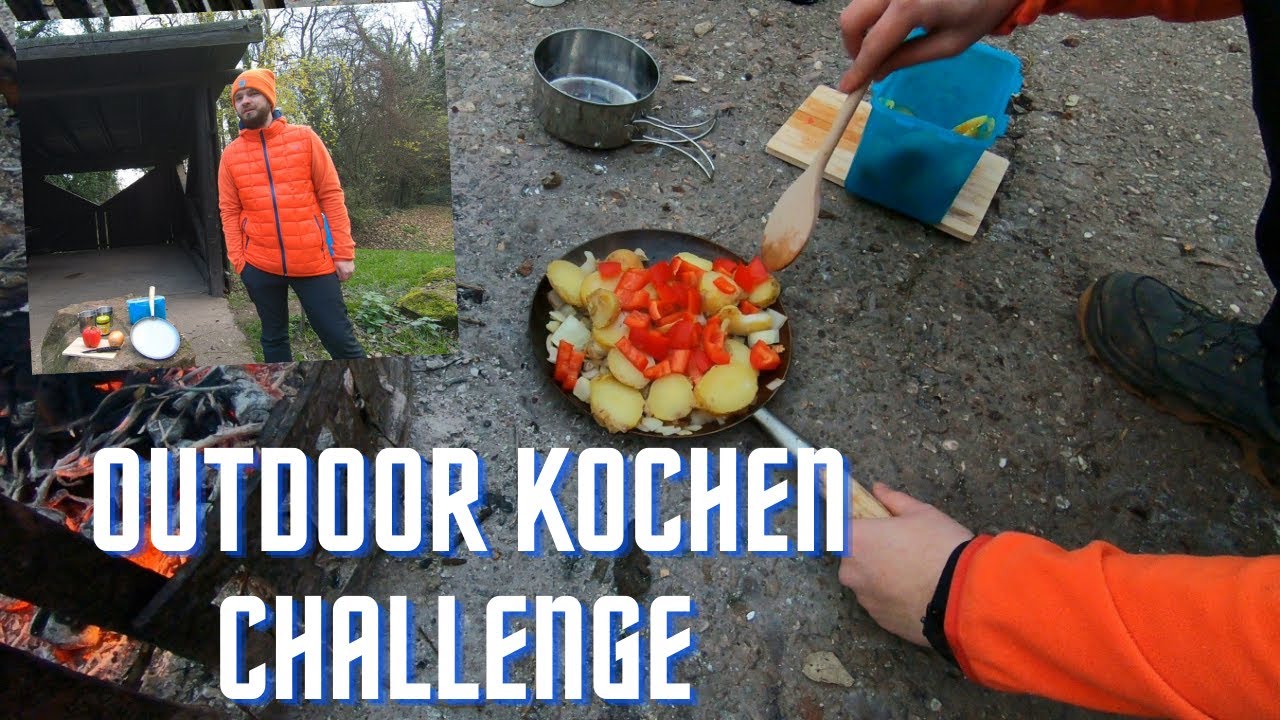 Outdoor Kochen Challenge | Bratkartoffeln in Eisenpfanne