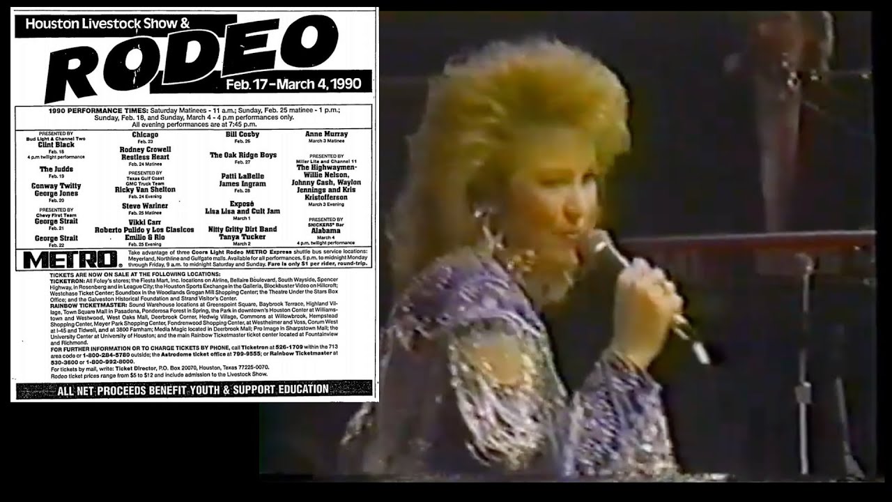 Tanya Tucker - Live at the Houston Rodeo, 1990