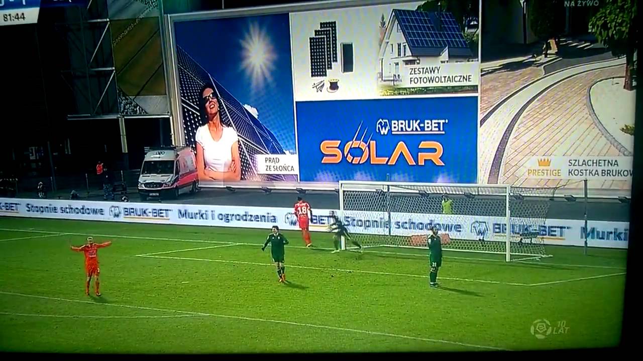 Mistrzowski spalony Śląska Wrocław :)