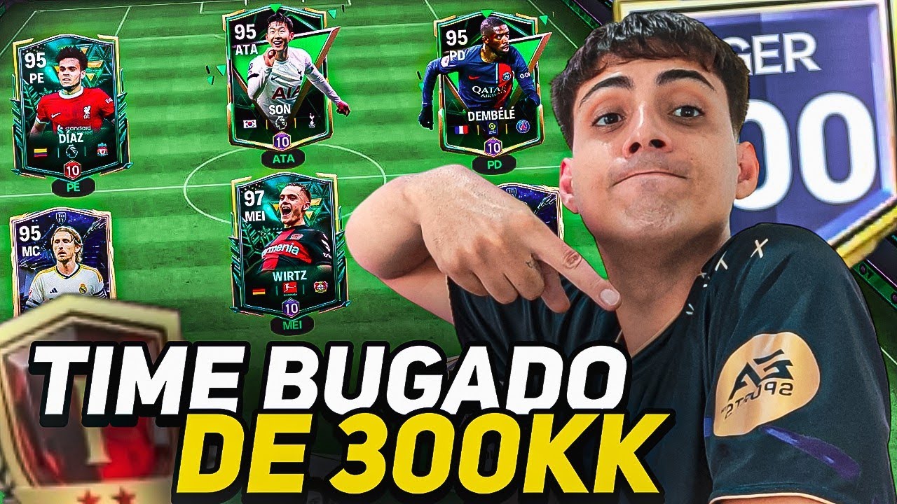 TIME BUGADO 😱💥  PARA PEGAR FC CHAMPIONS FÁCIL