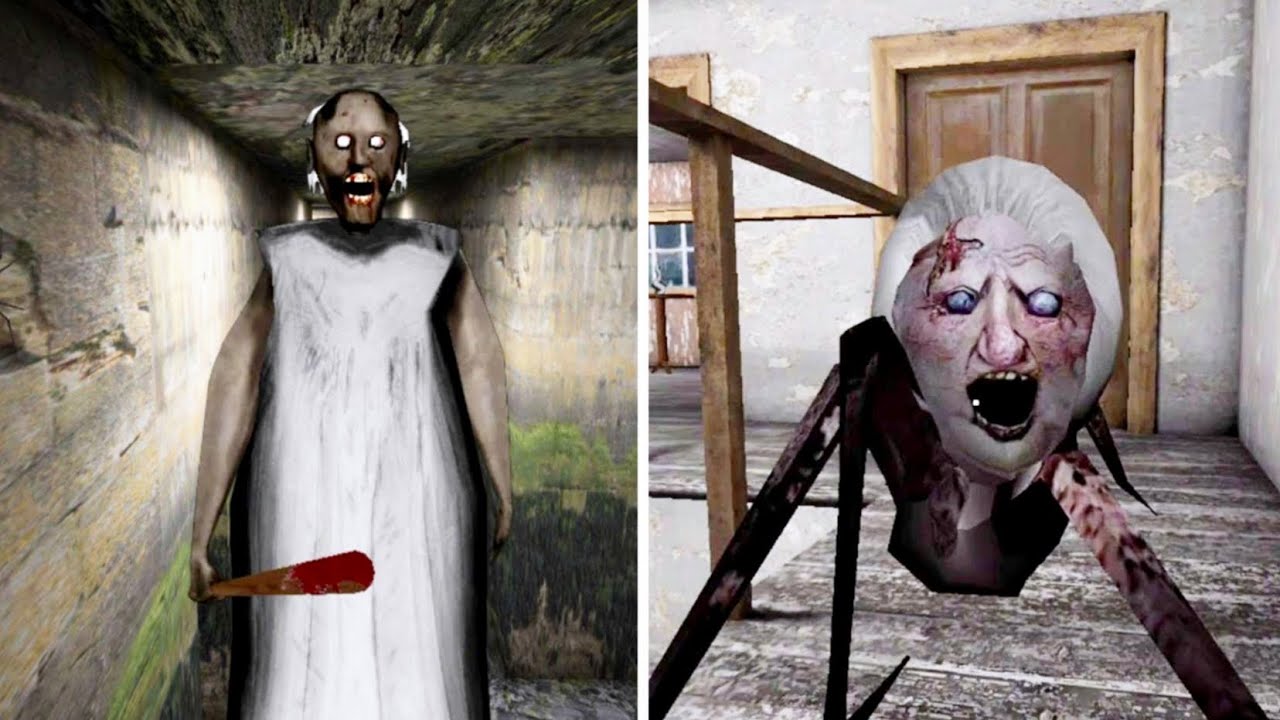 Granny Version 1.9 Granny Inside Sewer Vs Spider Angeline Inside House Full Gameplay | Part 2
