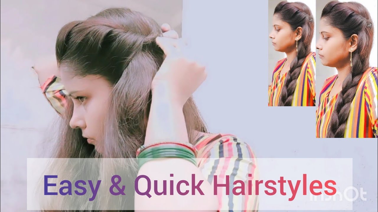 EASY HAIRSTYLES FOR EVERYDAY 🌺|#viralhairstyle hairstyle #hairstyle #youtubeshorts#neetuvlogs