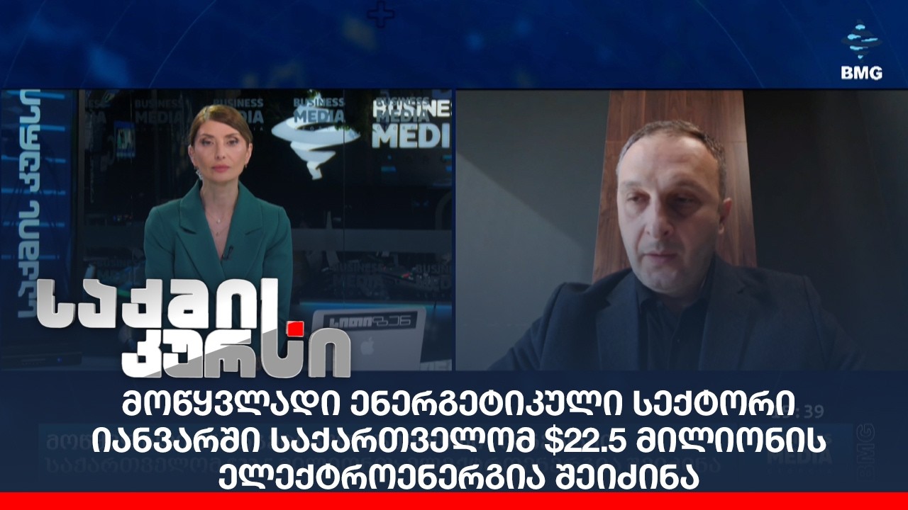 მოწყვლადი ენერგეტიკული სექტორი - იანვარში საქართველომ $22.5 მილიონის ელექტროენერგია შეიძინა