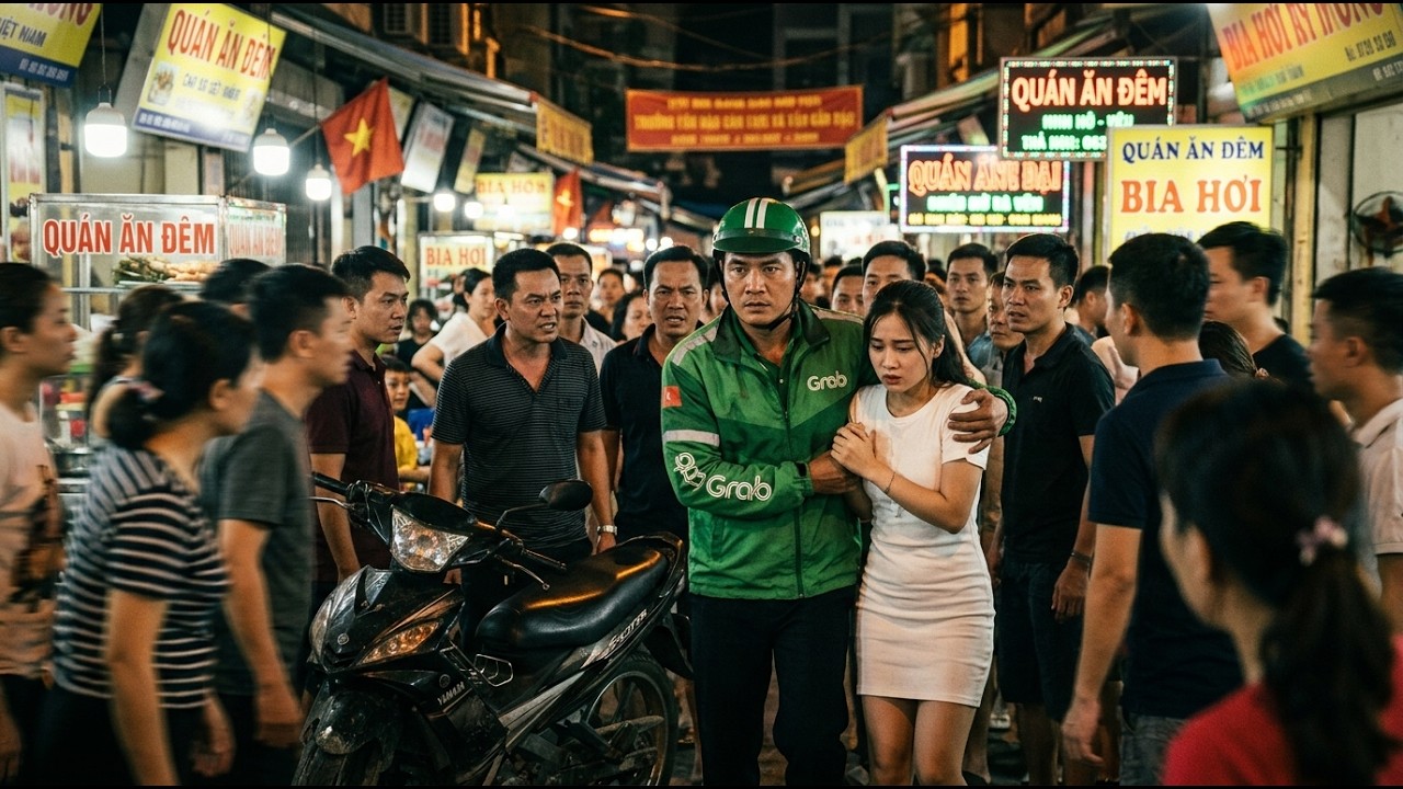 Ra Tay Cứu Cô Gái Giữa Chợ Đông – Anh Xe Ôm Chết Lặng Khi Thân Phận Thật Sự Của Cô Được Hé Lộ